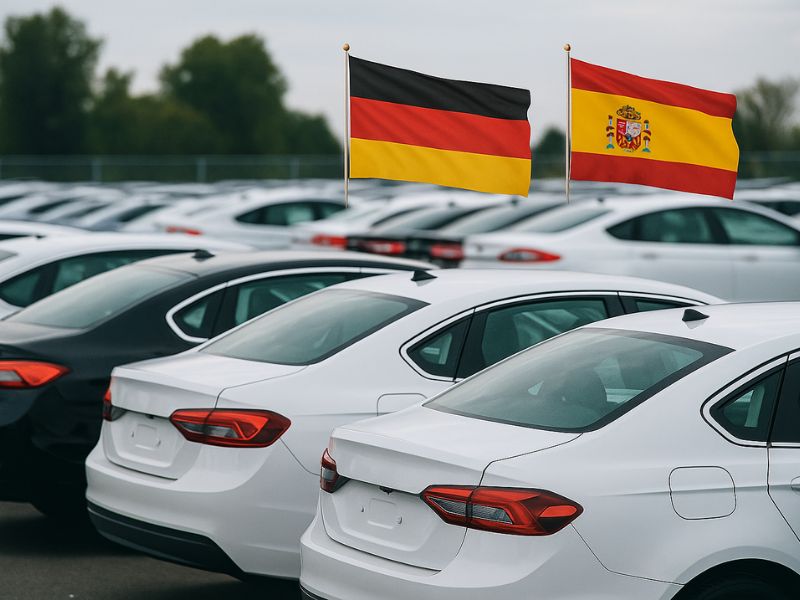 Importaciones de vehículos desde Alemania suman 6.735 millones en 2024